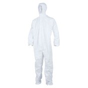 OA25-XL Disposable Overalls XL | Ecospill Extra Large XL Overalls | Spill Kits Sydney Melbourne Brisbane Perth Canberra | Australia Chemical Spill Kits
